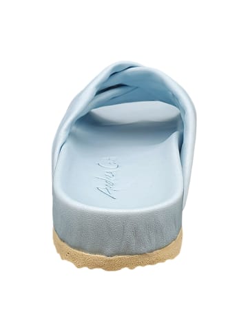 Andrea Conti Klassische Pantoletten in Blau