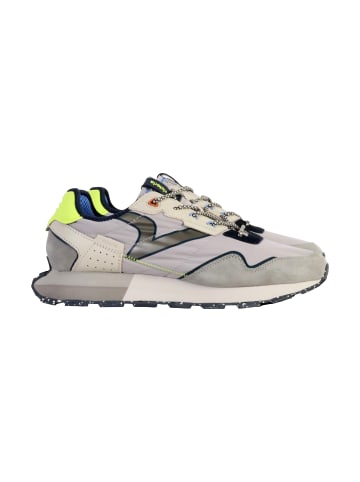 Victoria Leder-Sneaker Grau