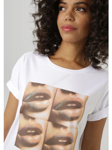Aniston CASUAL T-Shirt in weiß