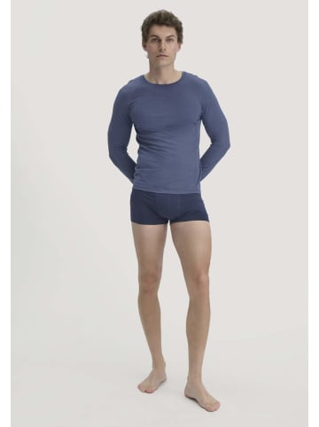 Hessnatur Wool-Silk Longsleeve in indigo blau