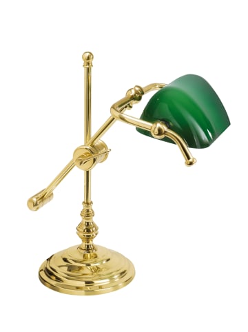 Licht-Erlebnisse Tischlampe (B)15.5 x (L)19 x (H)32 cm in Gold