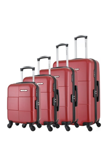 BlueStar 4 tlg. Kofferset MIAMI M in Burgunderrot (95L/64L/37L/26L)