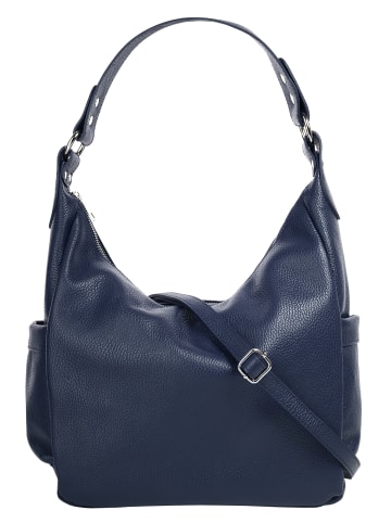 Samantha Look Shopper echt Leder in blau