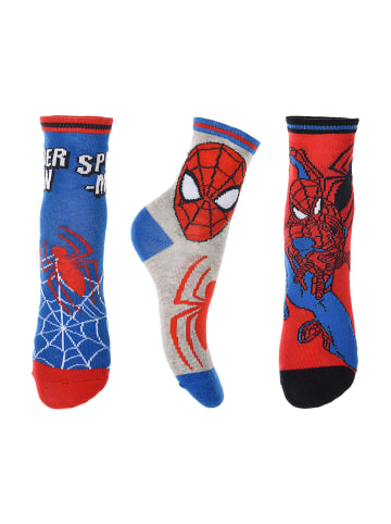 Spiderman 3er-Set: Socken Strümpfe in Mehrfarbig