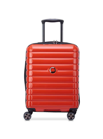 Delsey Shadow 5.0 Slim 4-Rollen Kabinentrolley 55 cm in intensives rot