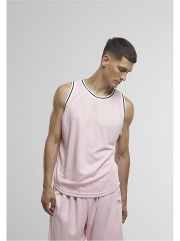 DEF DEF Herren Mesh Tanktop in fairy tale/white