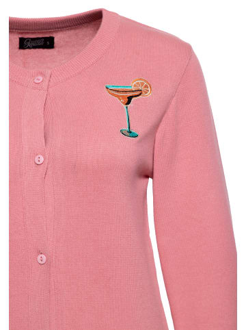 Queen Kerosin Queen Kerosin Strickjacke Citrus Cocktail in rosa