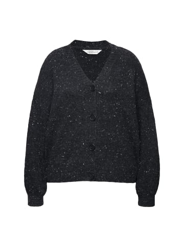 Studio Untold Strickjacke in anthrazit melange
