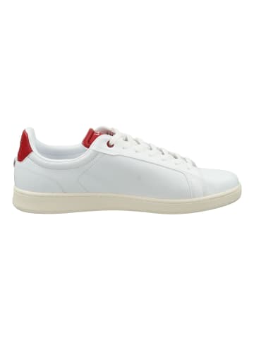 Lacoste Sneaker in Weiß/Rot