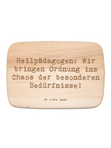 Mr. & Mrs. Panda Schneidebrett Spruch Heilpädagogin Chaosordnung... in Transparent