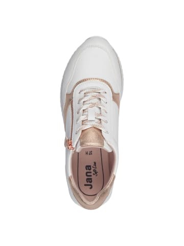 Jana Sneaker in WHITE/ROSEGOLD