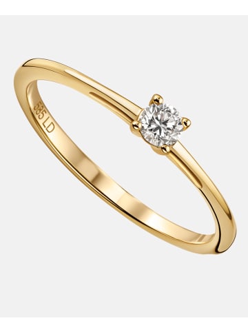 Diamant L'éternel Ring aus 585 Gelbgold mit 0.1 Karat Diamant