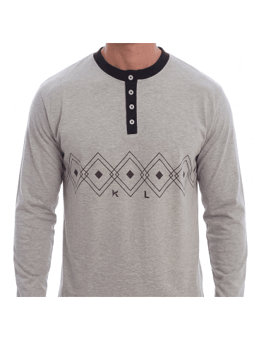 Kisses and Love Schlafanzug in Gray