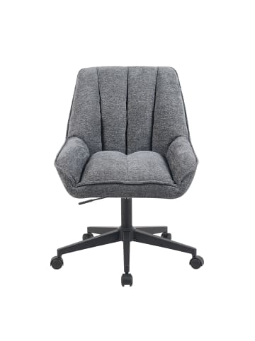 DUBI Möbel 2er-Set: Bürostuhl Mika-Jette in Grau - (B)60 x (H)86 x  (T)68 cm