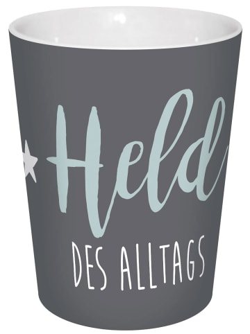 Geda Labels Kaffeebecher Held des Alltags in Grau - 300 ml