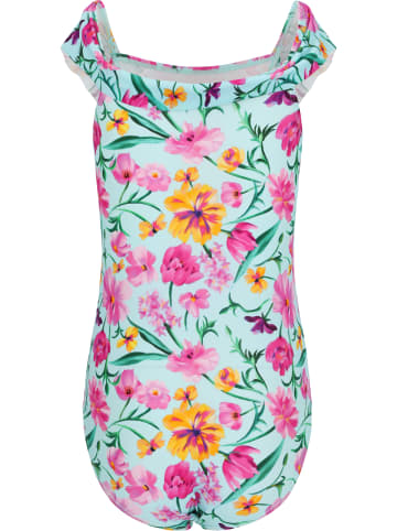 Zigzag Badeanzug Tropical in Print 3702 Blue