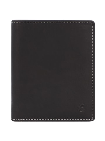 Esquire Dallas Geldbörse Leder 9 cm schwarz
