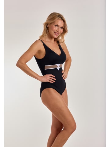 SUNFLAIR Badeanzug in schwarz
