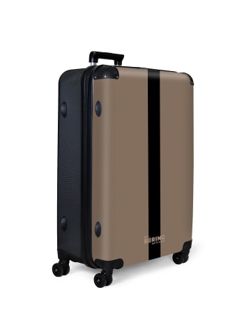 NoBoringSuitCases Suitcase, Koffer, Reisekoffer Beige schwarz
