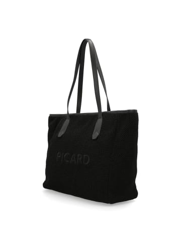 PICARD Knitwork Shopper Tasche 36 cm in schwarz