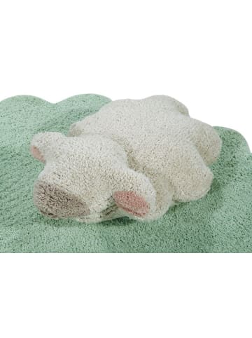Lorena Canals Teppich   "Puffy Sheep" in Mehrfarbig - 140x140 cm