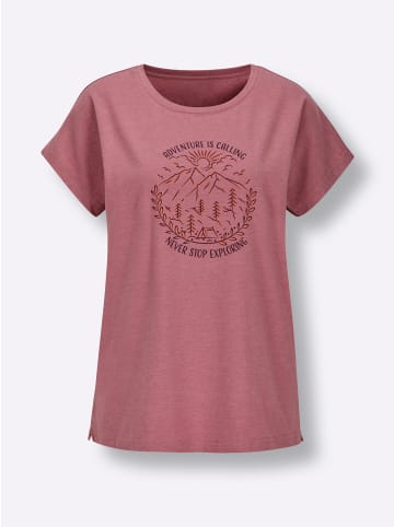 WITT WEIDEN Freizeitshirt in violett-meliert