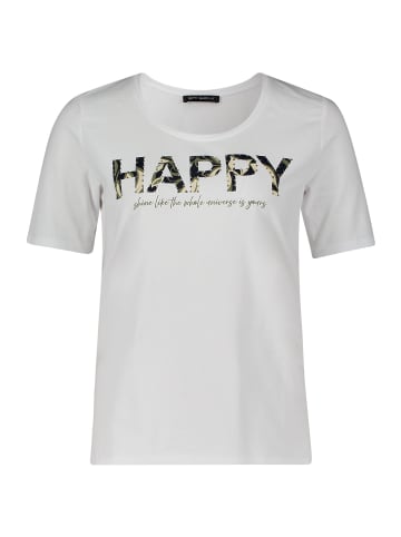 Betty Barclay Basic Shirt mit Placement in Patch White/Dark Blue