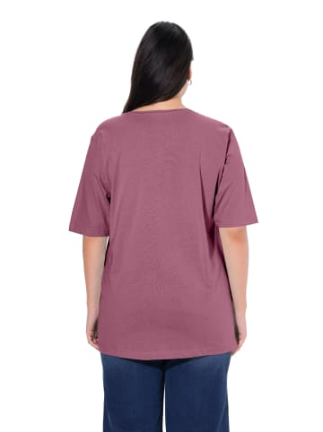 Ulla Popken Shirt in klassisch dunkle rose