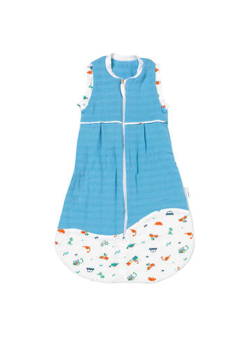 SlumberOrganix Bio Musselin Babyschlafsack, 2,5 Tog in Blau