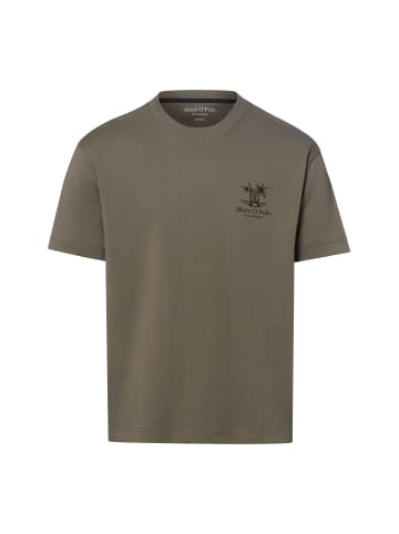 Marc O'Polo T-Shirt in khaki mehrfarbig
