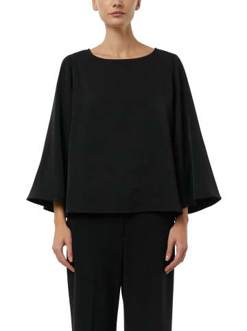 comma Blusenshirt in schwarz