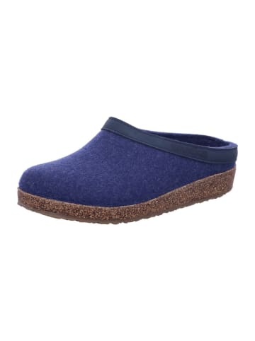 HAFLINGER Hausschuhe Damen Grizzly Torben in Blau