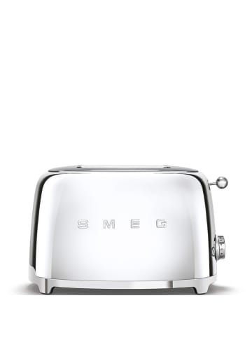 Smeg 2-Schlitz-Toaster 50's Retro Style in Chrom