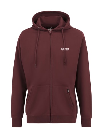 OLDSKULL Sweatjacke Basic Osk Logo in Burgundy