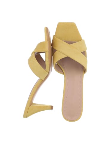 Ital-Design High-Heel Sandalette in Gelb