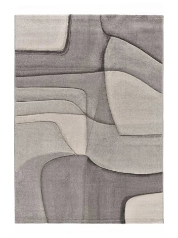 Atticgo Kurzflor-Teppich MEDEL in grau