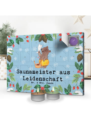 Mr. & Mrs. Panda Adventskalender Saunameister Leidenschaft mit S... in Eisblau