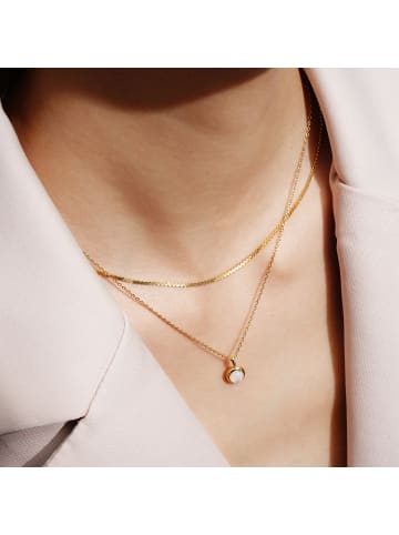 Ania Haie Kette Mother of Pearl in gold