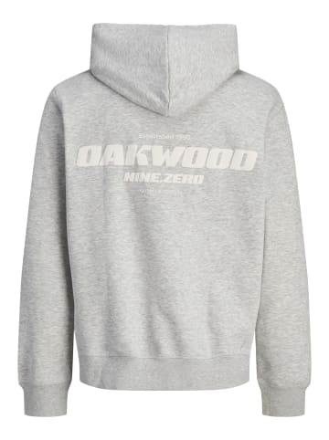 Jack & Jones Kapuzenpullover in Light Grey Melange