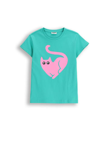 MOKIDA T-shirt aus Baumwolle mit kurzem Ärmel in grün