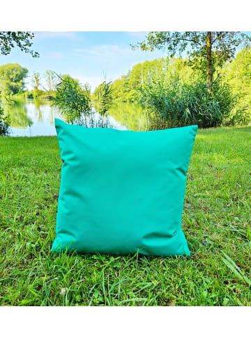 JACK 1x Outdoor Kissenhülle 40x40cm Uni in Türkis