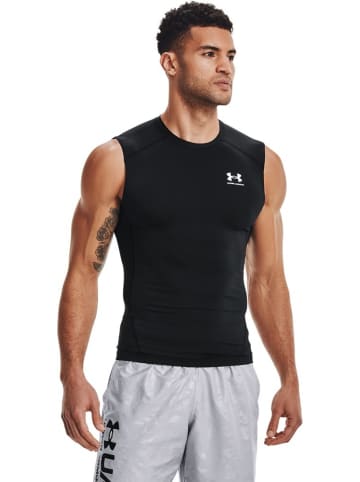 Under Armour T-Shirt "HeatGear Armour Ärmelloses Shirt" in Schwarz