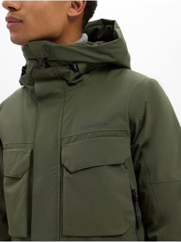 Didriksons Parka Drew in oliv - 0007
