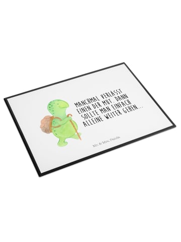 Mr. & Mrs. Panda schreibtischunterlage Schildkröte Wanderer mit ... in Weiß