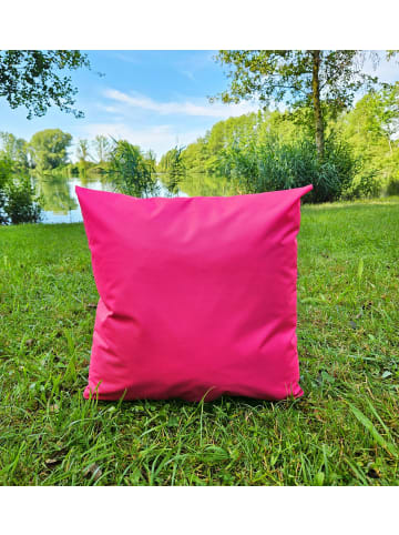 JACK 1x Outdoor Kissenhülle 50x50cm Uni in Pink