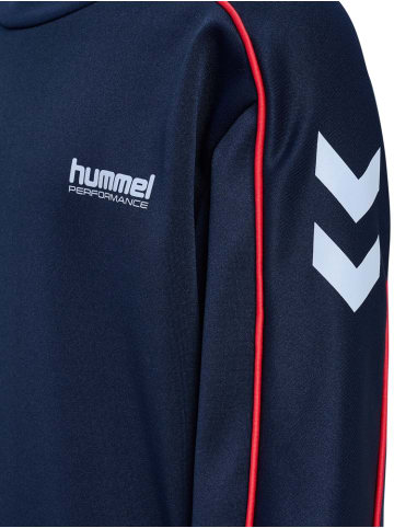Hummel Kinder Sweatshirt "Interlock Crewneck" in Blau