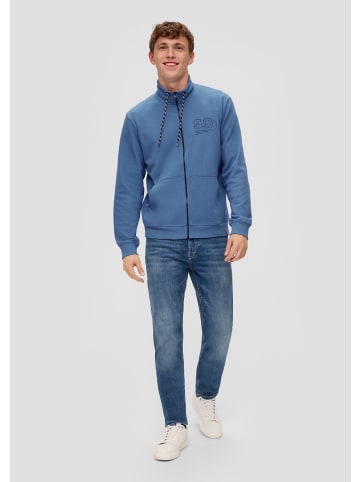 s.Oliver Sweatshirt Jacke langarm in Blau