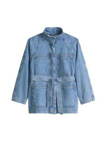 Marc O'Polo DENIM Funnel-Neck-Jeansjacke relaxed in Medium Blue