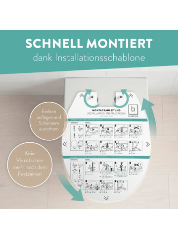 Benkstein WC-Sitz Oval weiß  Weiß