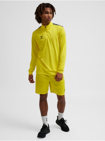 Hummel Halbreißverschluss Jacke Hmlauthentic Multisport Herren in BLAZING YELLOW